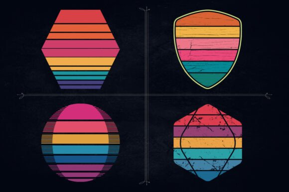 Download Graphic Shapes Retro Vintage SVG Design - Design Collection