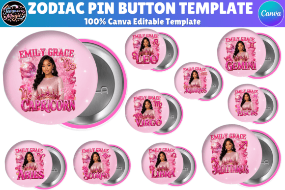 Download Birthday Party Pin Button Canva Designs - Design Collection