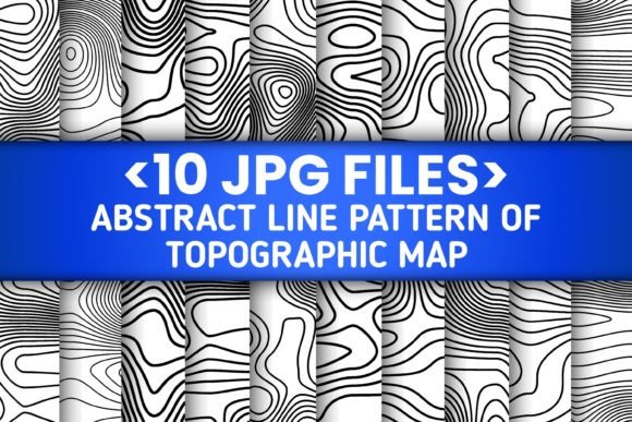 Download 10 Set Topographic Line Map Part 1 - Topographic Collection