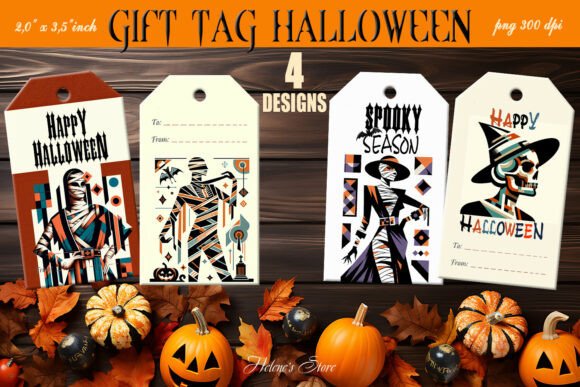 Download Halloween Gift Tags Printable Designs - Design Collection