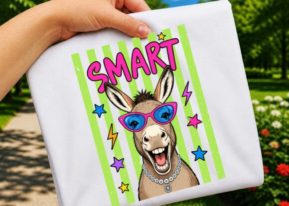 Download Smart Donkey Funny Humor Shirt Design - Design Collection
