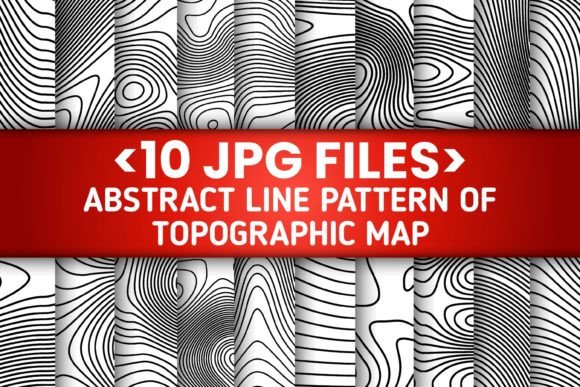 Download 10 Set Topographic Line Map Part 2 - Topographic Collection