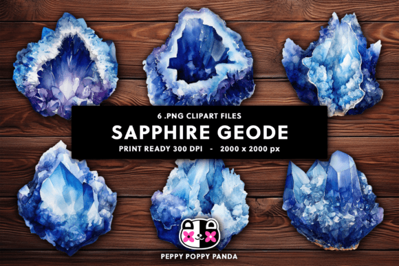 Download Sapphire Geode Clipart - Sapphire Collection