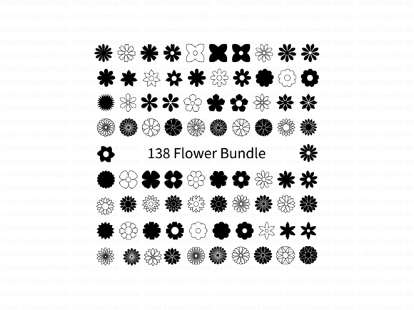 Download 138 Flower Designs Svg Bundle - Design Collection