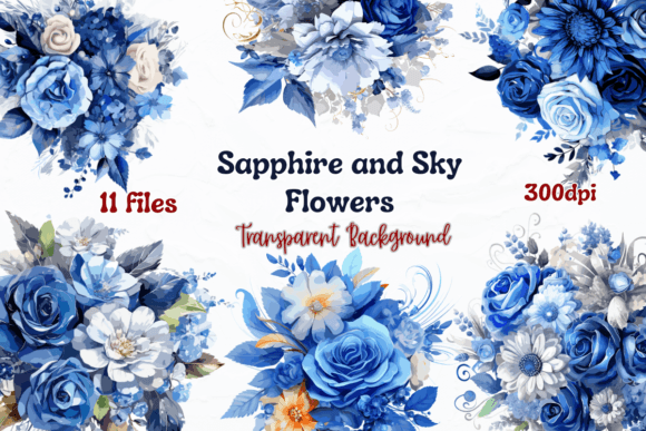 Download Sapphire and Sky Flowers - Sapphire Collection