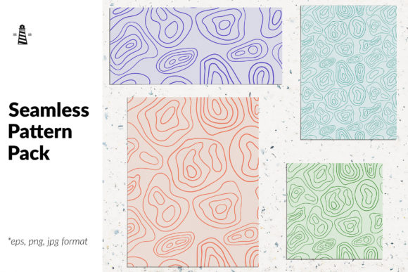 Download Topographic Map Seamless Patterns - Topographic Collection