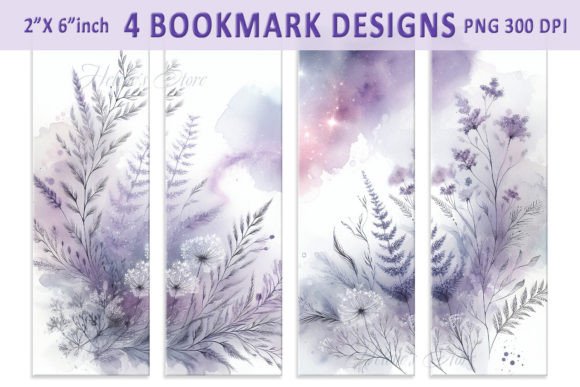 Download Flower Field Bookmarks Printable Designs - Design Collection