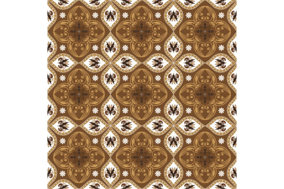 Download Beautiful Flower Motifs on Batik Design - Design Collection