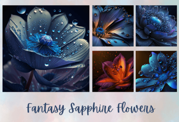 Download Fantasy Sapphire Flowers Jpg - Sapphire Collection
